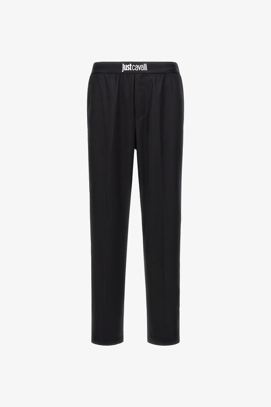 JC Just Cavalli Pants with Elastic Waist JC Just Cavalli Pants with Elastic Waist Schwarz RRT000-RR041