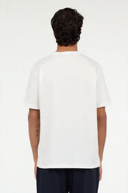 JC White T-Shirt with JC Monogram and Logo WHITE VFT032-VF076