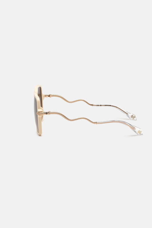 RC Sunglasses with femenine squared front shape. SHINY FULL CREAM VALD02-ID238