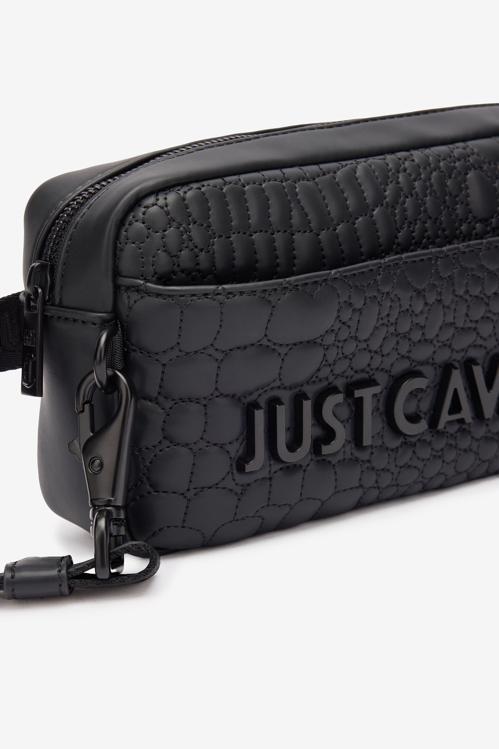 JC Crossbody Bag With Lettering Black TFB008-TF278