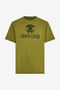RC Green T-Shirt with Monogram RC RC Green T-Shirt with Monogram RC GREEN OLIVE QOT60D-JD060