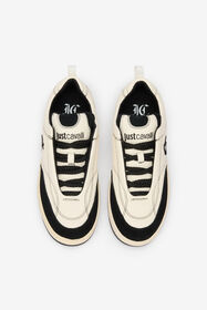 JC White Sneakers With Black Inserts 003+899 VFS064-VF522