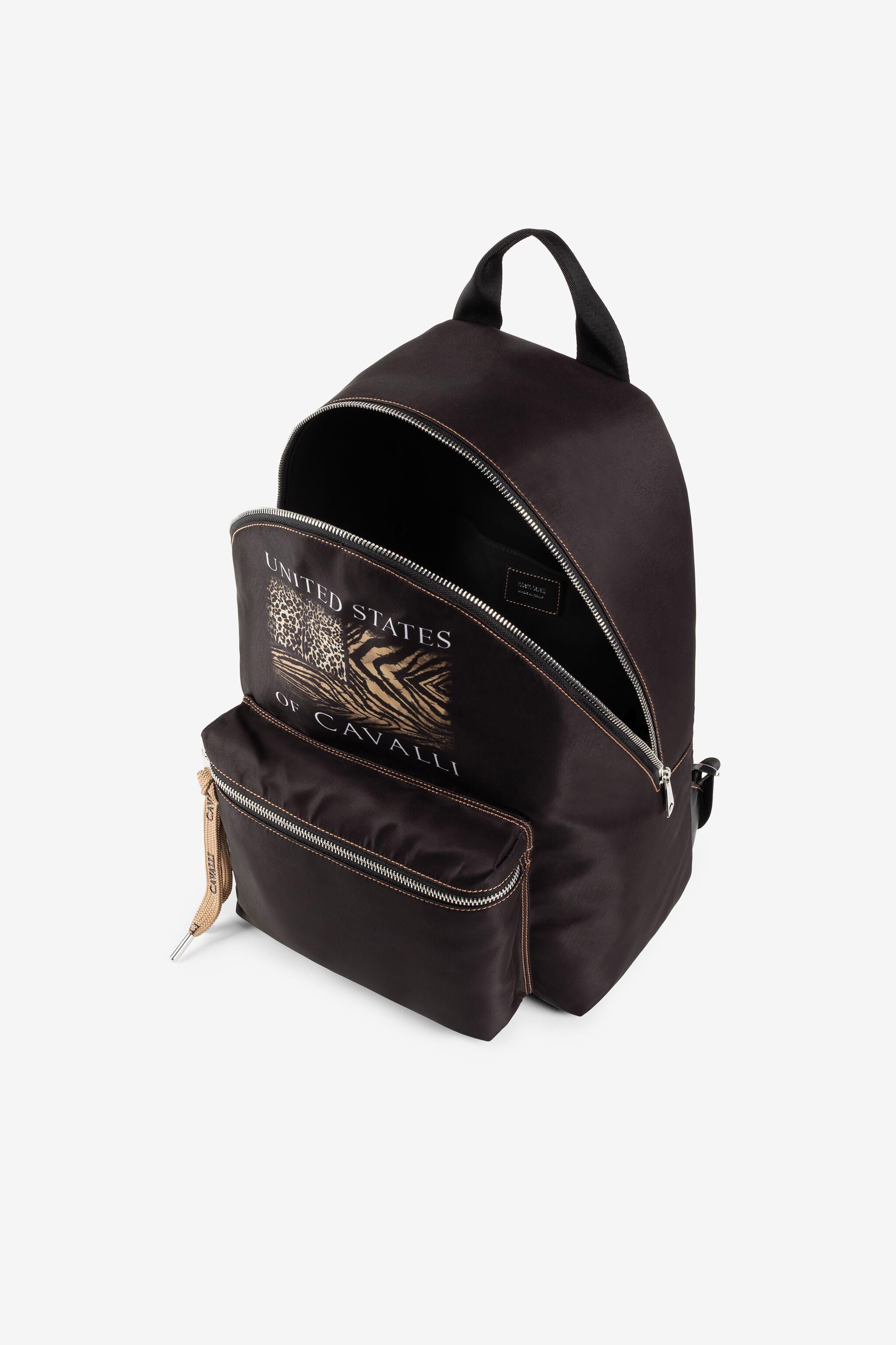 RC Graphic-print backpack RC Graphic-print backpack Black QRB003-3F000