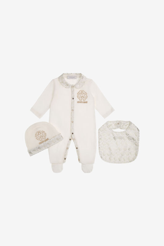 JU Set Mit Schillerndem Monogramm RC JU Set Mit Schillerndem Monogramm RC Platinum Gold SJT842-JD001