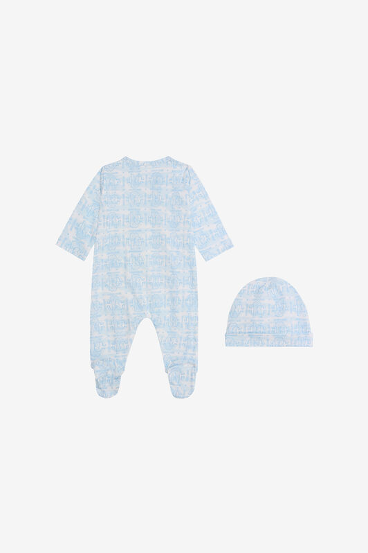 JU Baby-Set mit Monogram RC Print BABY BLUE VJT809-JFO44