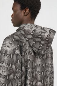 RC Python Print Hoodie Sweatshirt PYTHON DARK GREY SOT66J-CF063