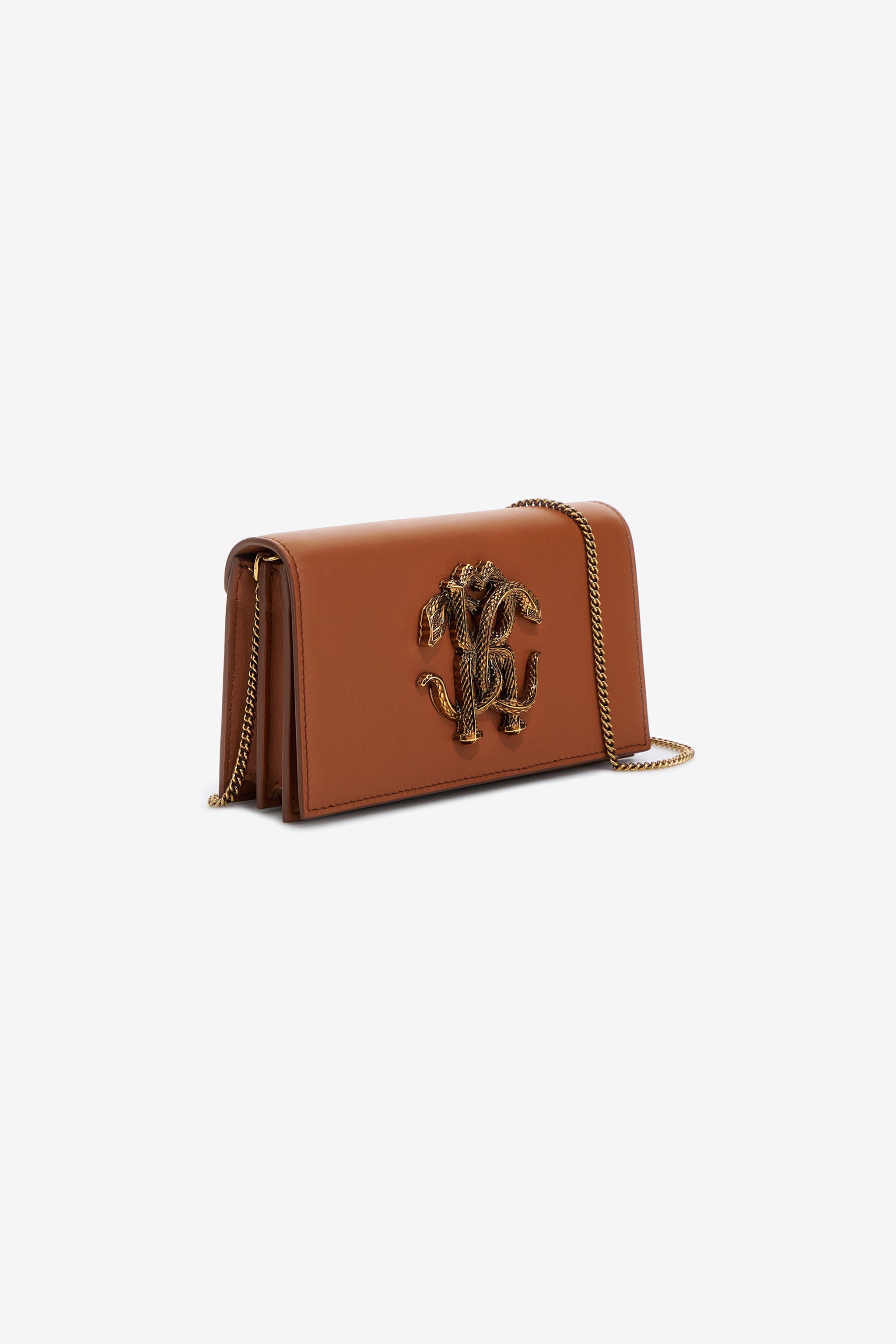 RC Borsa a spalla con Monogram Mirror Snake RC Borsa a spalla con Monogram Mirror Snake Marrone SKB112-PZ172