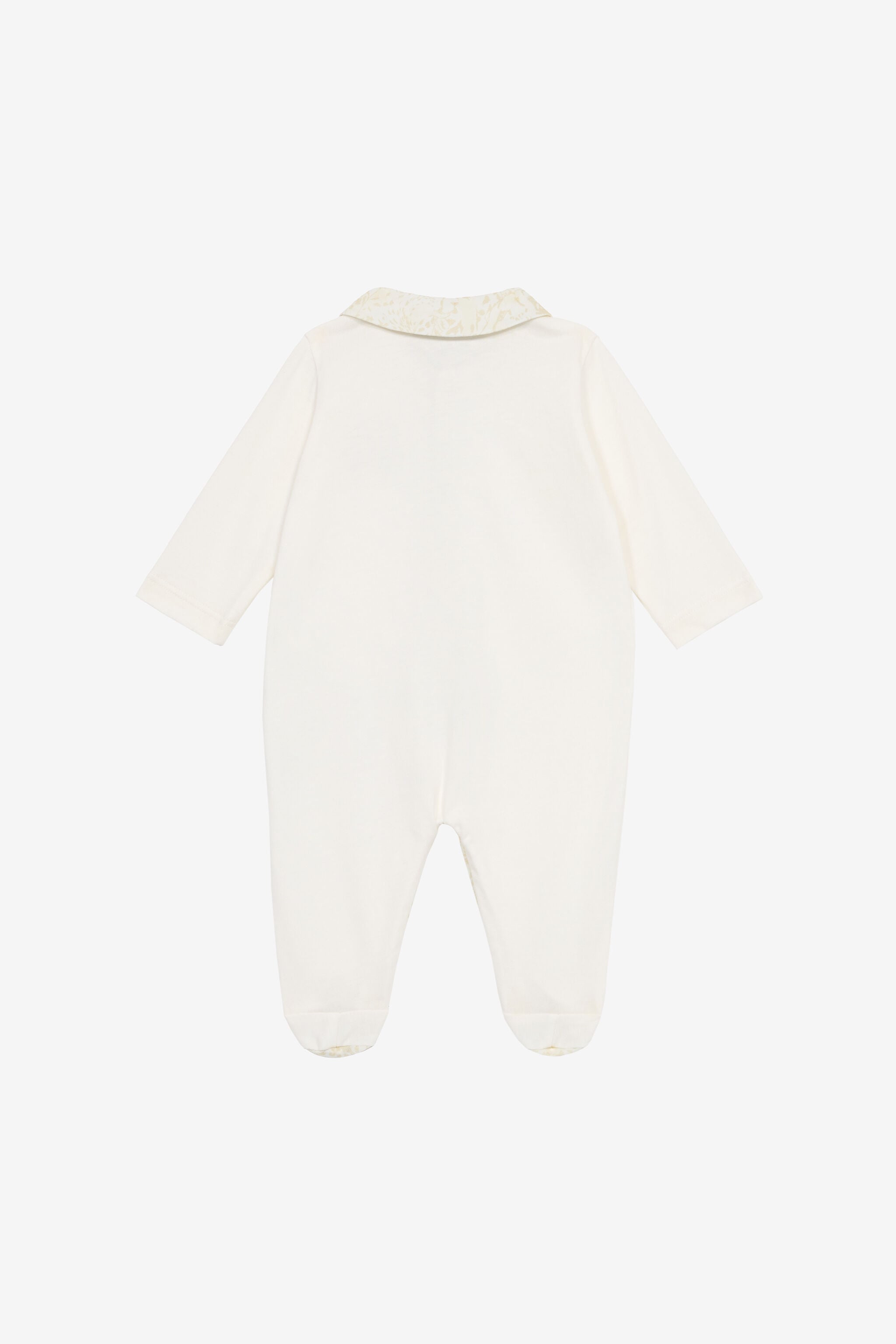 JU Cheetah-Print Hat, Bib And Romper Suit Set JU Cheetah-Print Hat, Bib And Romper Suit Set White UJT828-JD001