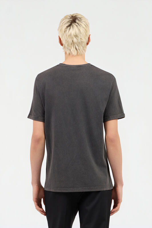RC Grey T-Shirt With Snake Logo Print RC Grey T-Shirt With Snake Logo Print BLACK ROT60D-JD055