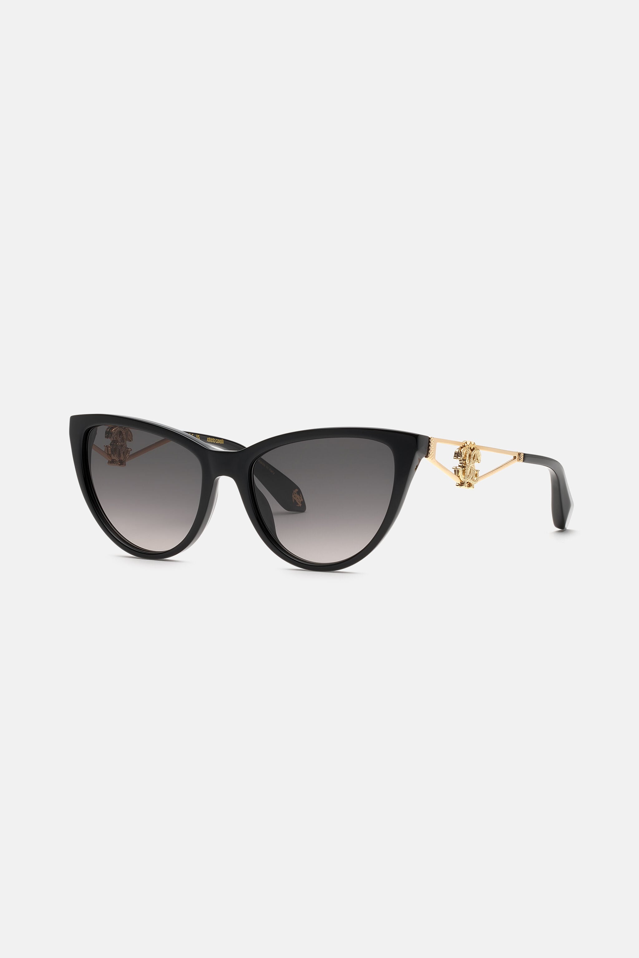 RC Gafas de sol estilo cat-eye SHINY BLACK VALD13-ID251