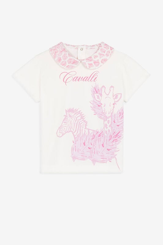 JU Zebra And Giraffe-Print Top JU Zebra And Giraffe-Print Top BABY ROSE PJT601-JV025