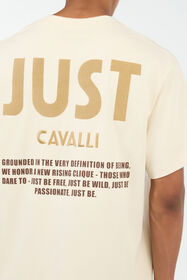 JC T-shirt Crema Con Stampa Logo OFF WHITE VFT071-VF115
