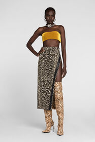 RC Crop top Giallo PWT605-VL067