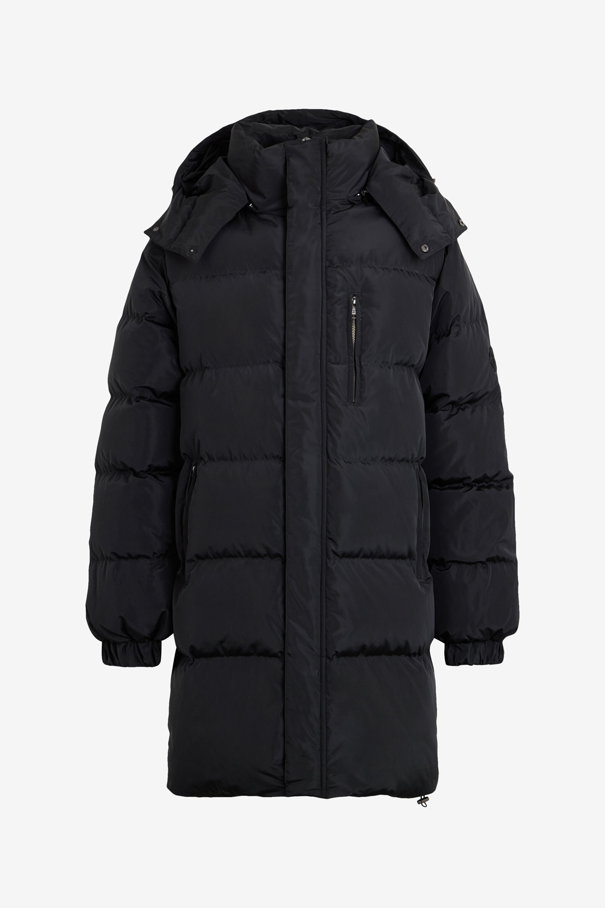 RC Long black down jacket with hood RC Long black down jacket with hood BLACK ROT80F-FY035