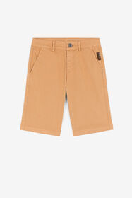 JU Logo-embroidered shorts Light brown QJT269-CE035