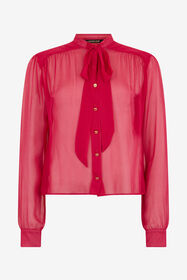 RC Fuchsiafarbene Bluse Mit Schluppe CHERRY SOT70Y-SE005