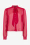 RC Chemise Fuchsia À Nœud Lavallière RC Chemise Fuchsia À Nœud Lavallière CHERRY SOT70Y-SE005