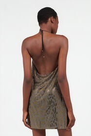 RC Dress with Rhinestones GOLD/CRYSTAL WKR140-JJ029