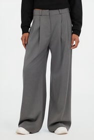 JC Pantaloni Ampi Pieghettati Grigi GRIGIO MELANGE VFT148-VF227
