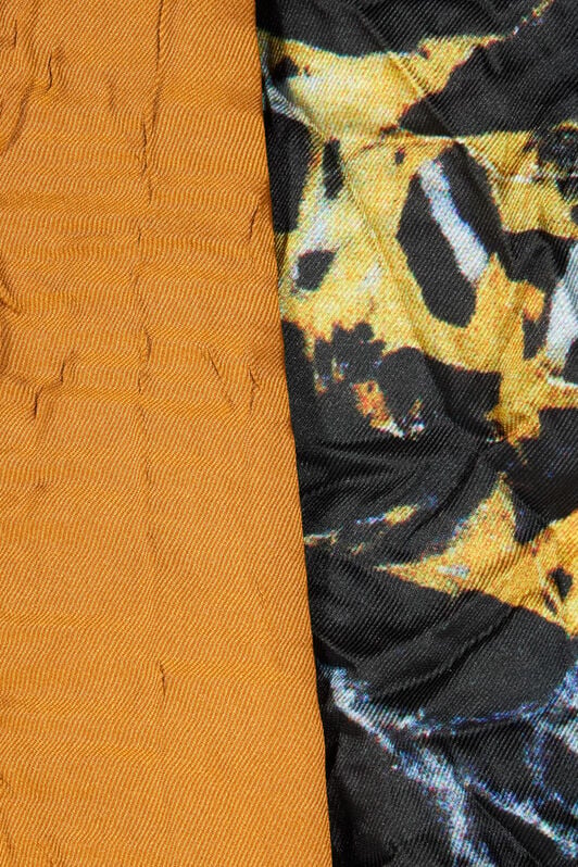 RC Mini skirt with ruffles and Marble print RC Mini skirt with ruffles and Marble print Yellow TWT300-7NN19