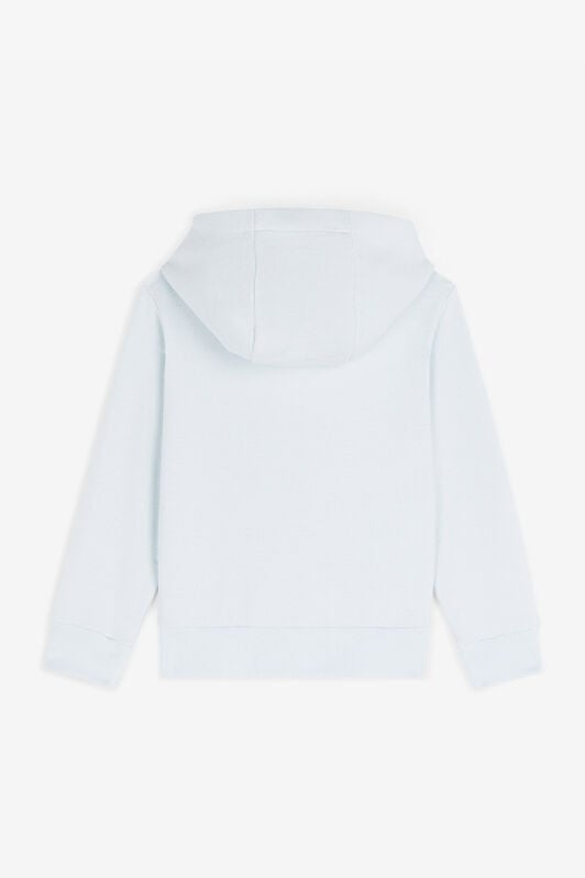 JU Sudadera de algodón con capucha y estampado Teddy Bear JU Sudadera de algodón con capucha y estampado Teddy Bear Azul claro RJT907-CF050