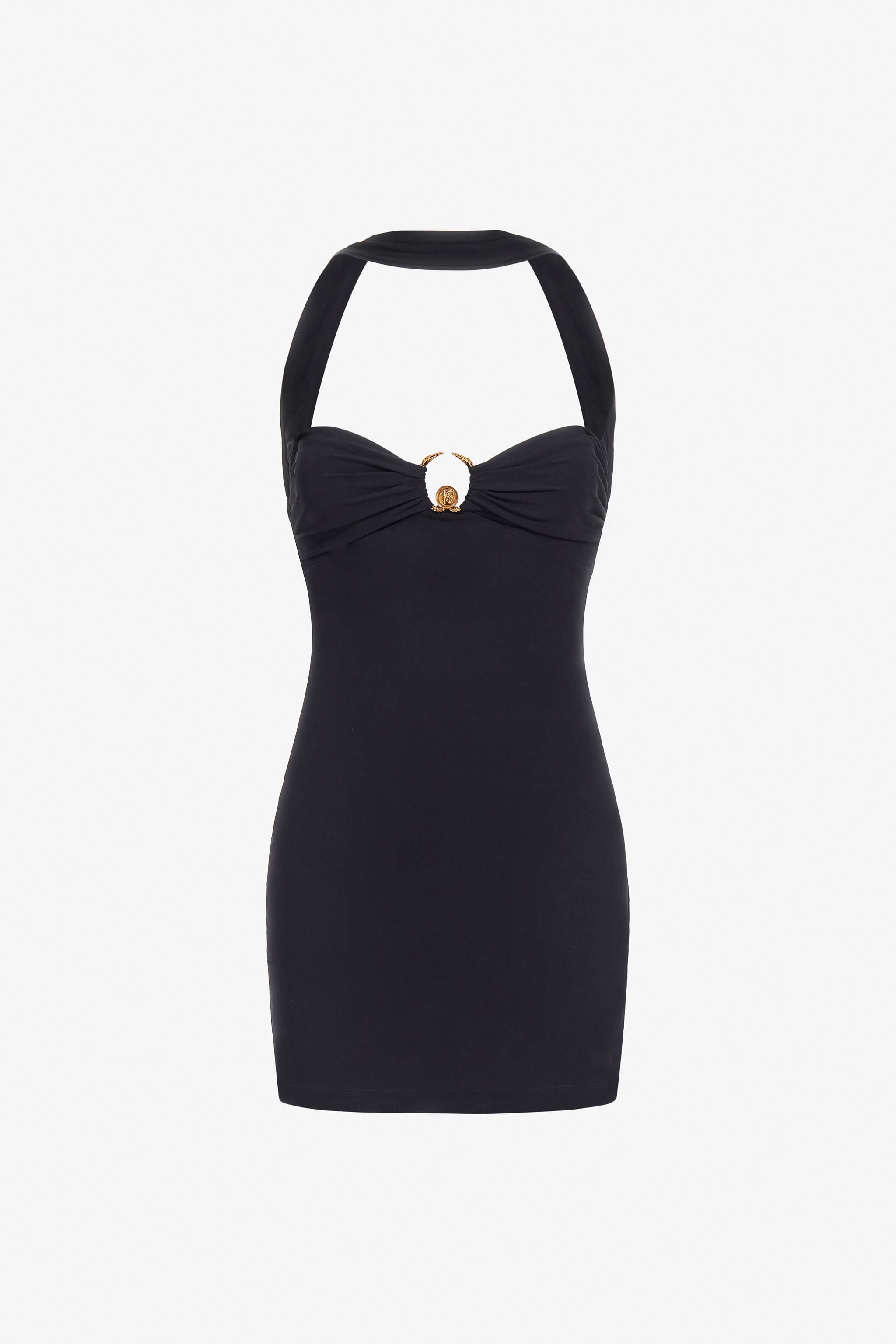 RC Black Dress Mini Halter Neck RC Black Dress Mini Halter Neck Black TKT10H-LL006