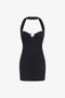 RC Black Dress Mini Halter Neck RC Black Dress Mini Halter Neck Nero TKT10H-LL006