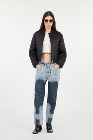 JC Straight Wide Leg Trousers Blue Washed Denim INDIGO VFJ050-VF259