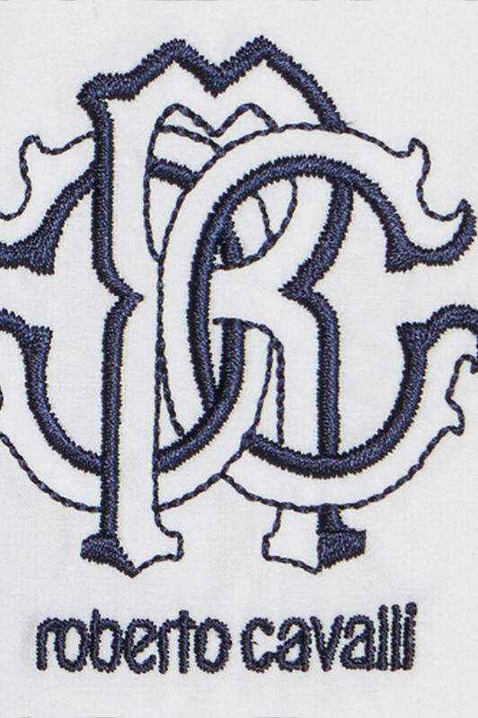 JU Shirt With RC Monogram And Logo OPTICAL WHITE UJT703-CH004