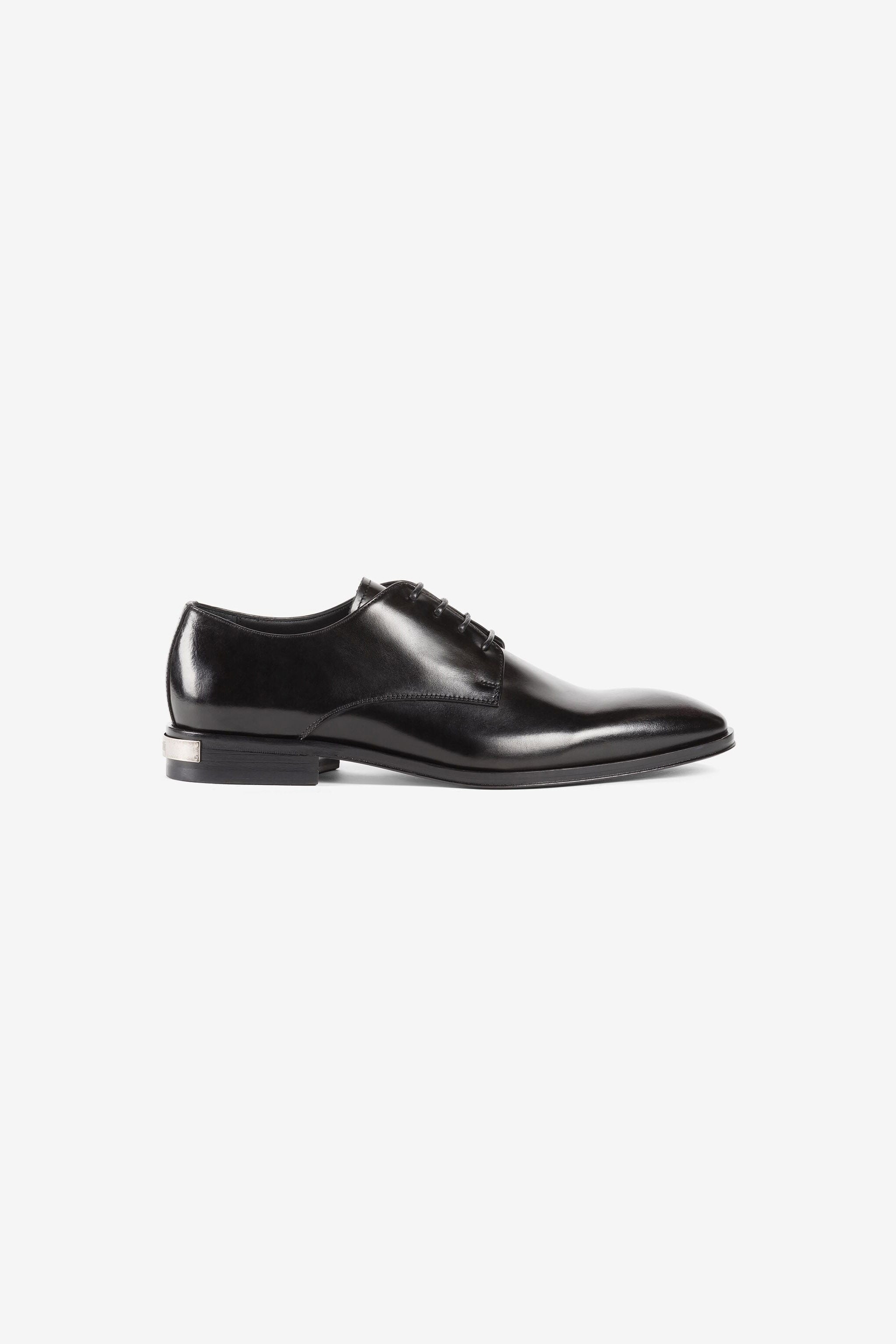 RC Logo plaque leather Derby shoes RC Logo plaque leather Derby shoes Black RRS025-PZA84