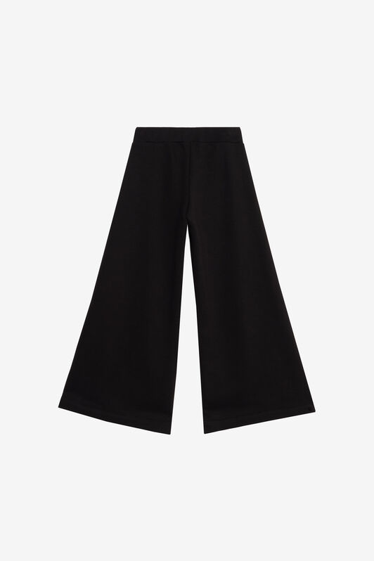 JU Schwarze Wide-Leg-Hose JU Schwarze Wide-Leg-Hose BLACK XJT21Y-CF050