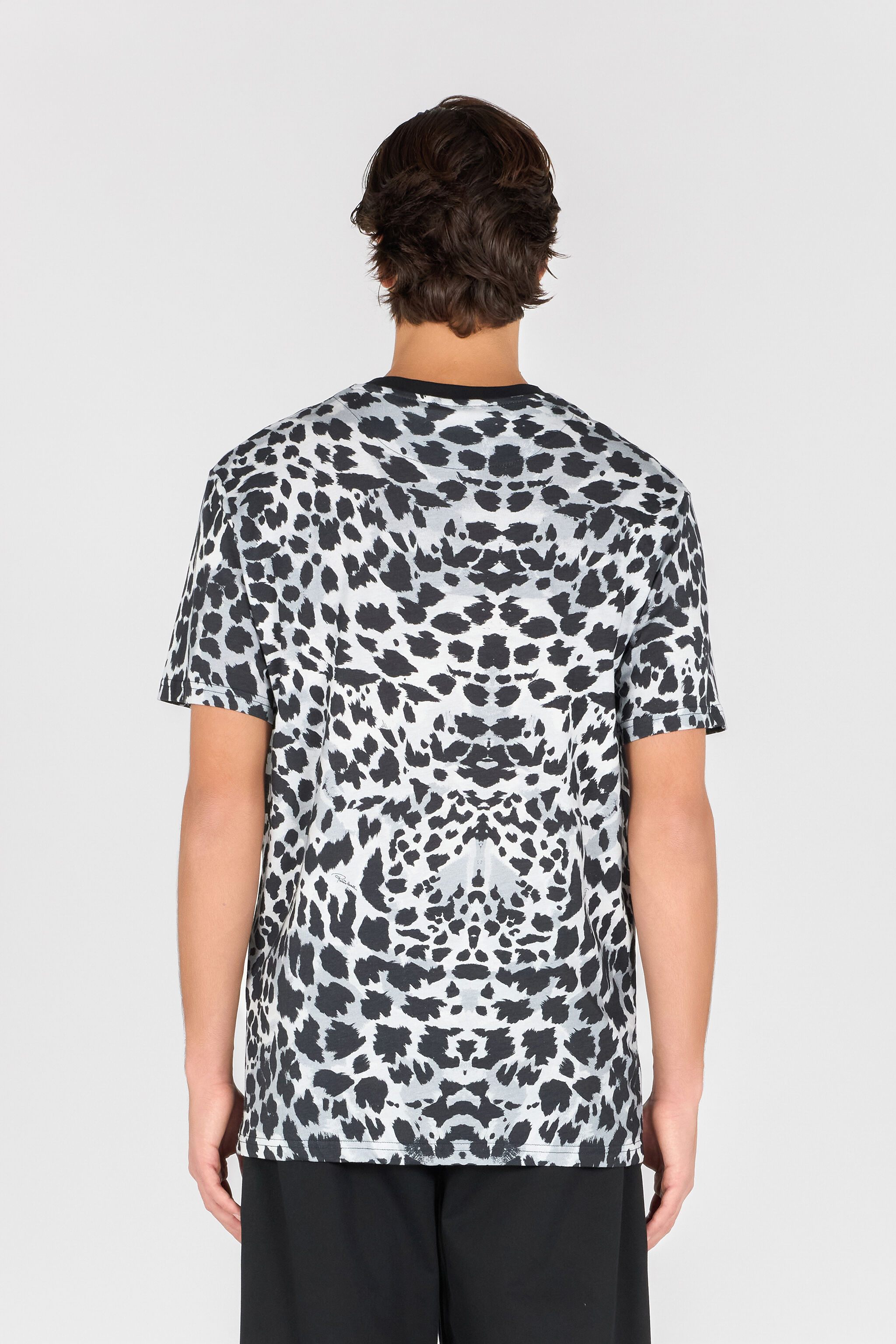 RC Jaguar Skin print T-shirt WHITE/BLACK OOT60J-JFO63