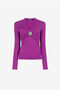 RC Embellished Gathered Top RC Embellished Gathered Top Purple RKT605-JJ051