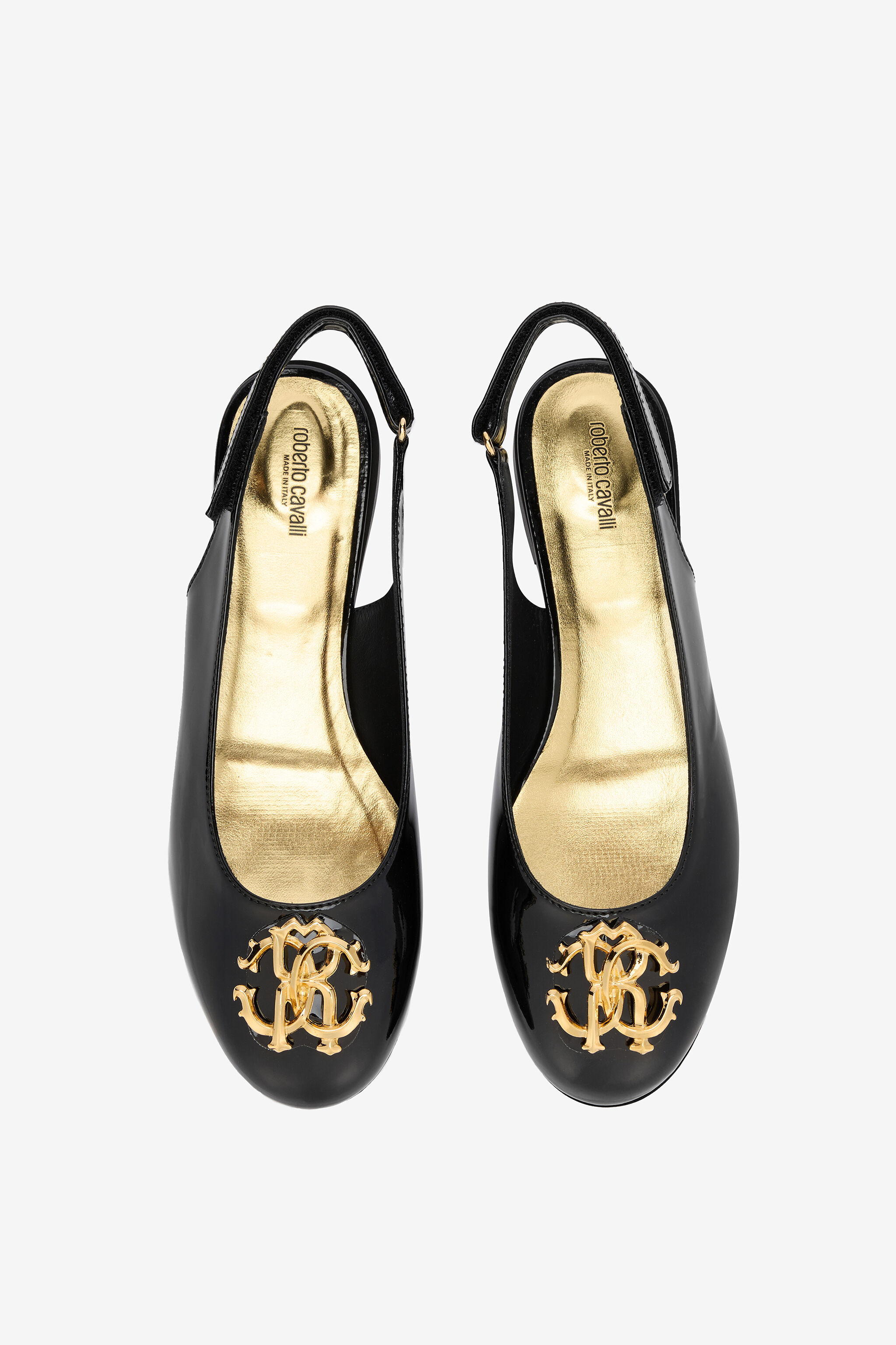 RC Slingbacks Negros con Monograma RC RC Slingbacks Negros con Monograma RC BLACK QOS01C-PZO19
