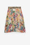JU Flower-Print Pleated Skirt JU Flower-Print Pleated Skirt Pink PJT313-4GF22
