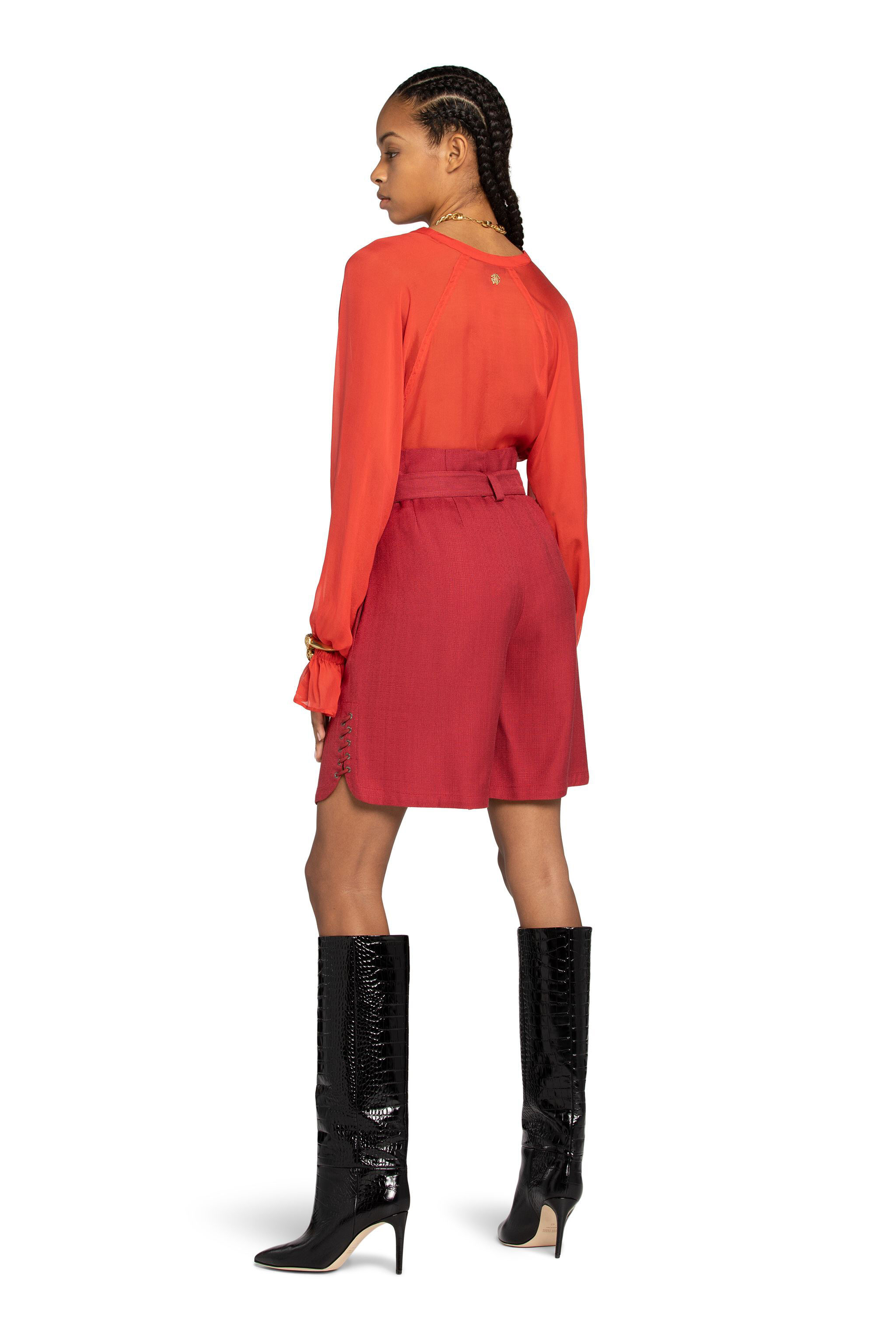 RC Wide-Leg Shorts RC Wide-Leg Shorts Rojo IQT202-VI026