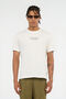 JC White T-Shirt With Fired Earth Print JC White T-Shirt With Fired Earth Print WHITE VFT057-VF101