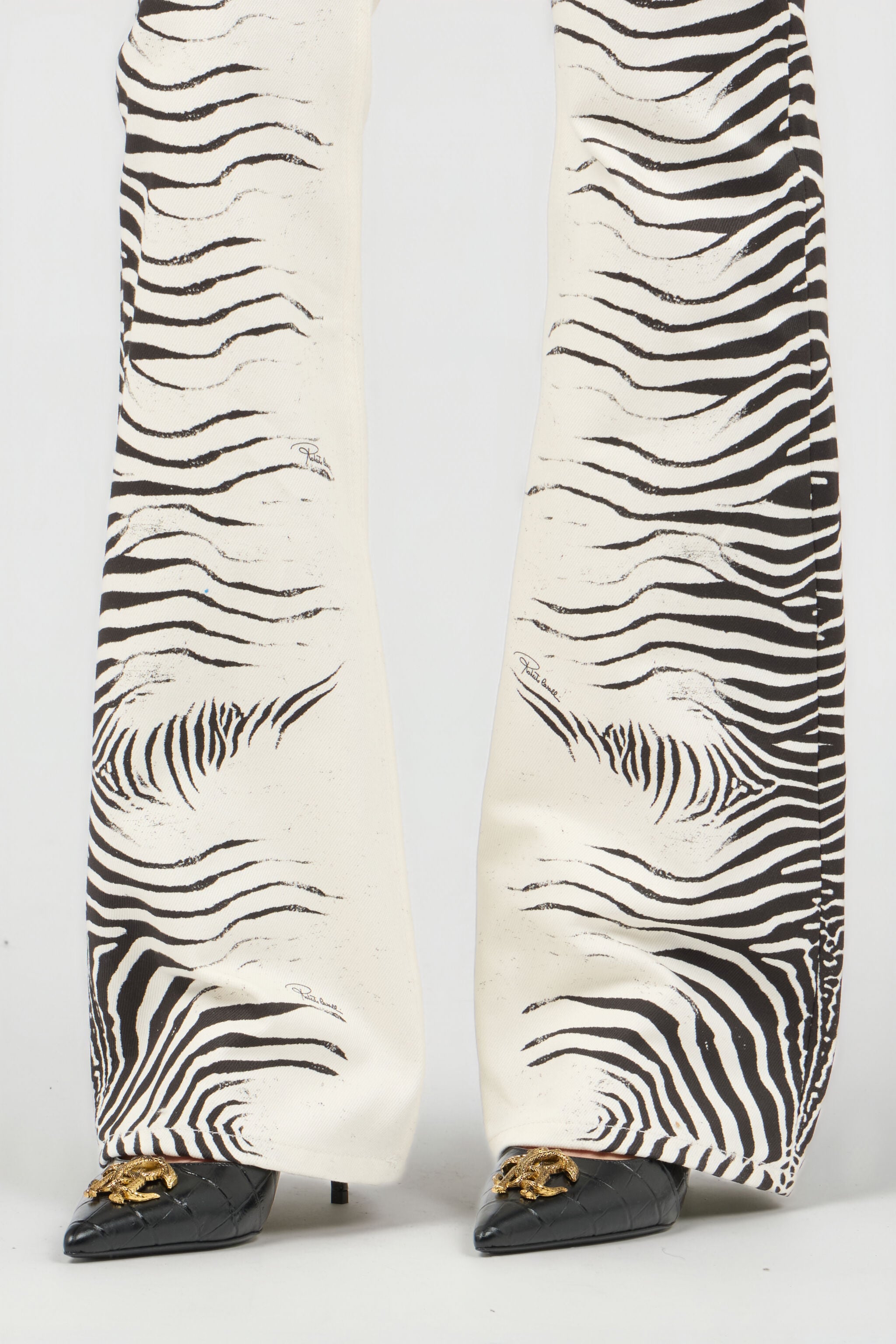 RC Zebra Print Jeans RC Zebra Print Jeans WHITE/BLACK ZEBRA SOJ20S-DL008