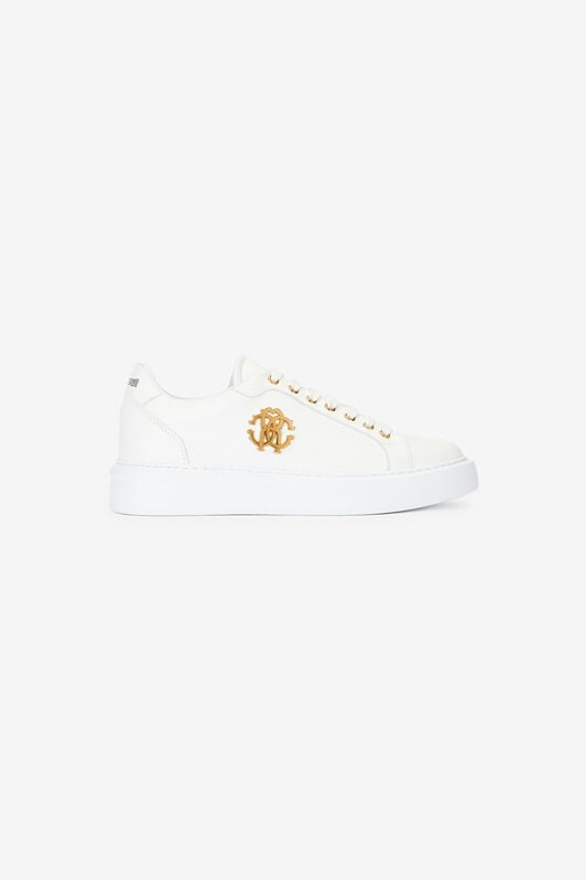 RC White Sneaker With Monogram RC RC White Sneaker With Monogram RC WHITE/WHITE OOS01D-PZ085