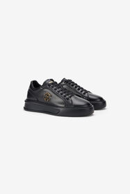 RC Black Sneakers With Gold Logo Emblem BLACK TOS00R-PZC15