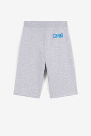 JU Logo-Print Shorts GREY MELANGE QJT237-CF050