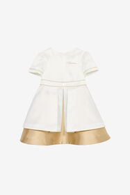 JU Dress With Logo And RC Monogram White UJT10I-RD028