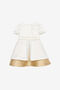 JU Robe Avec Logo Et Monogramme RC JU Robe Avec Logo Et Monogramme RC Blanc UJT10I-RD028