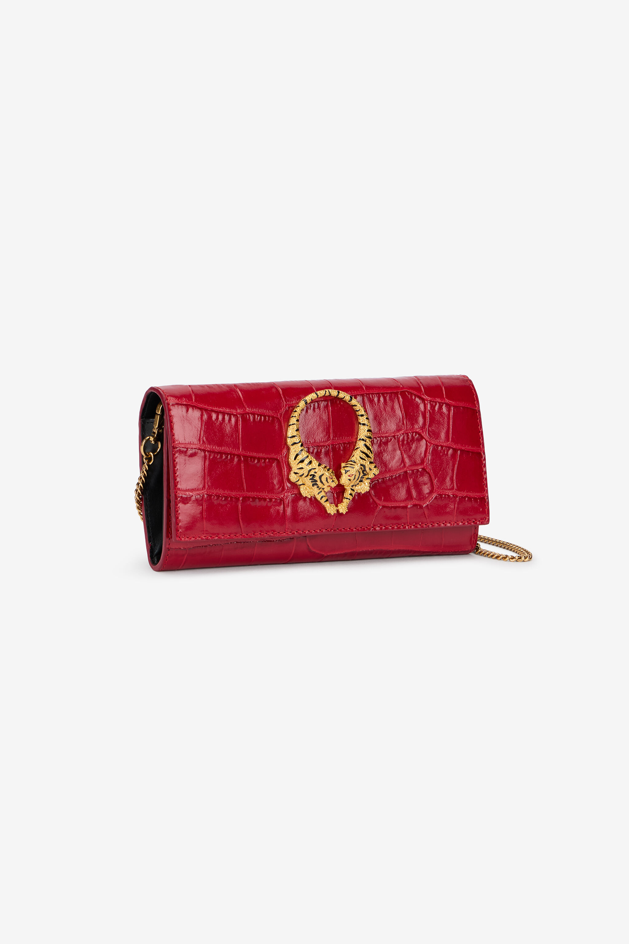 RC Roar Leather Wallet With Chain RC Roar Leather Wallet With Chain RED WKA007-PZ975
