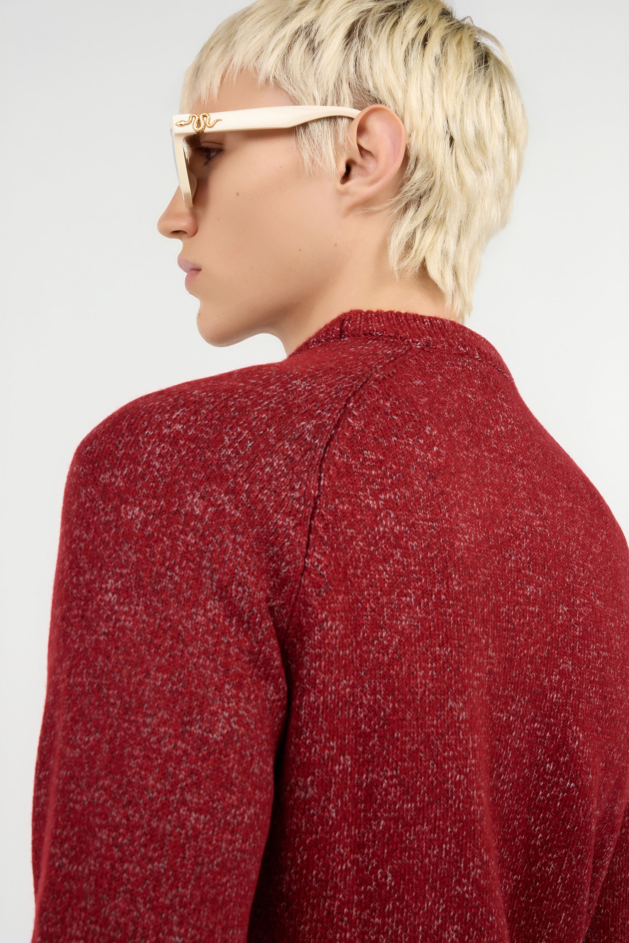 RC Sweater With Monogram RC RC Sweater With Monogram RC CABERNET ROM60E-FEC30