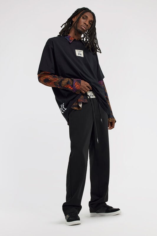 JC Pantaloni Just Cavalli JC Pantaloni Just Cavalli Nero TFT009-TF010
