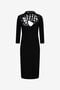 RC Midi dress with cut-out RC Midi dress with cut-out Black TWM103-MI014