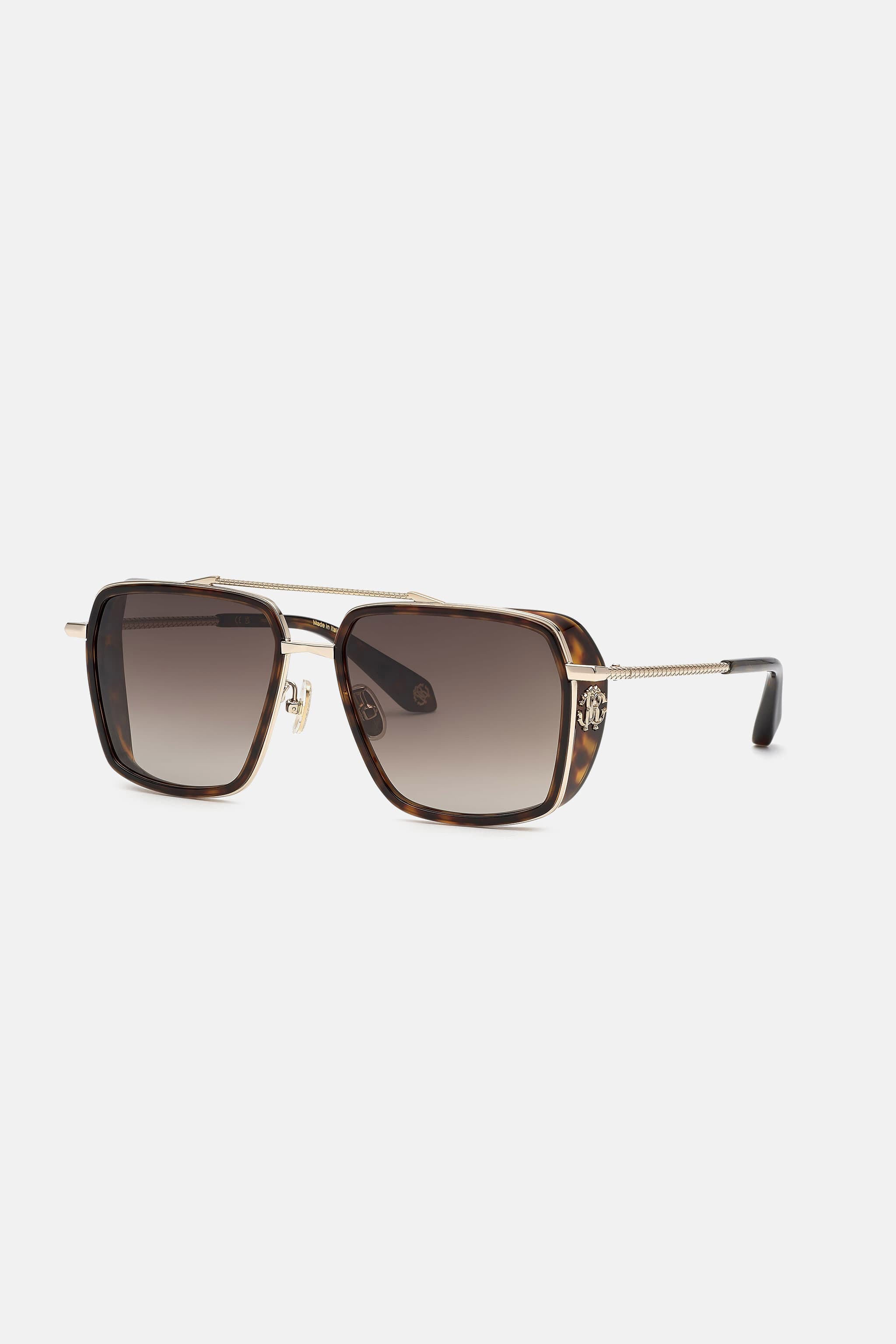 RC Occhiale da sole Roberto Cavalli Monogram Collection RC Occhiale da sole Roberto Cavalli Monogram Collection Marrone scuro RALD78-ID081