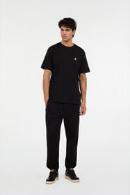 JC Pantaloni Sportivi In Cotone BLACK VFT007-VF007