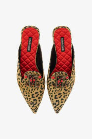 RC Mules with logo and stones Hellbraun SKS020-PZC26